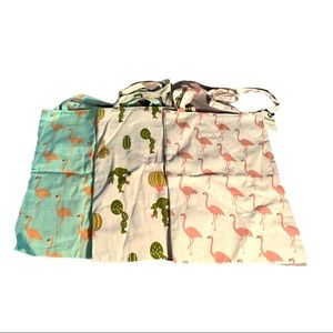 Lot of 3 New with Tags by Emmez Canvas Tote Bags